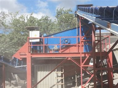 Heidelberg Cement Georgia Ltd. İçin 150 Tph Malzeme Besleme, Eleme ve Aktarma Tesisi